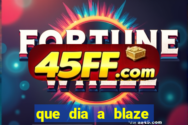 que dia a blaze paga o cashback